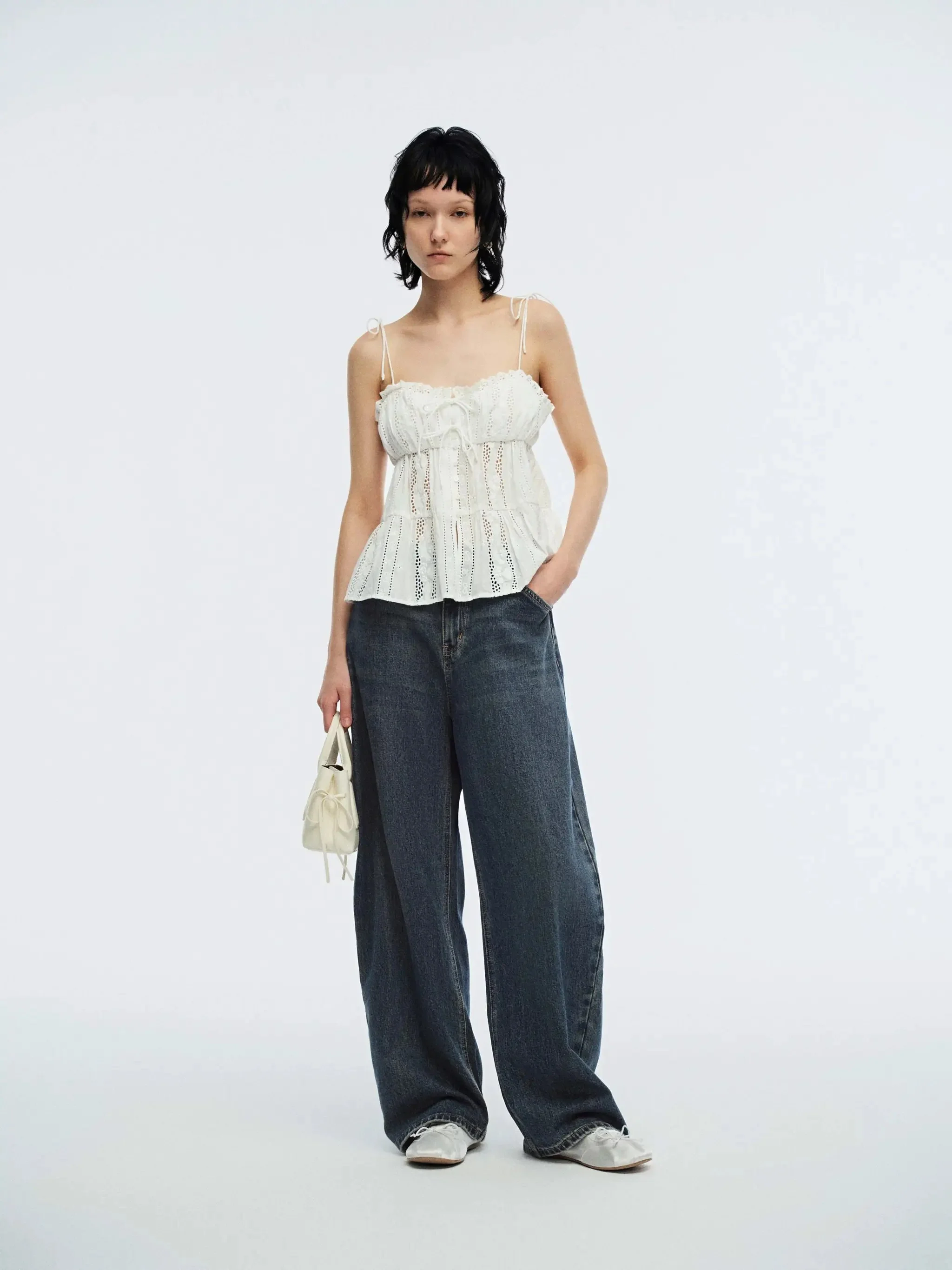 976-guipure-lace-tie-detail-strappy-cami-tops-for-summer-4.webp Guipure Lace Tie Detail Strappy Cami Tops For Summer