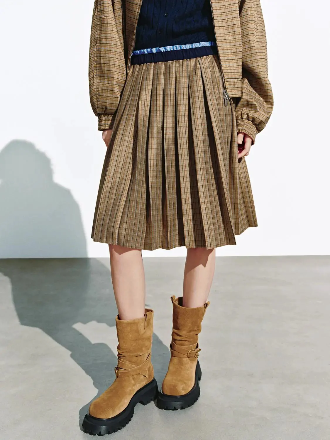 9775-layered-check-midi-with-contrast-fabric-skirt-9.webp Layered Check Midi With Contrast Fabric Skirt