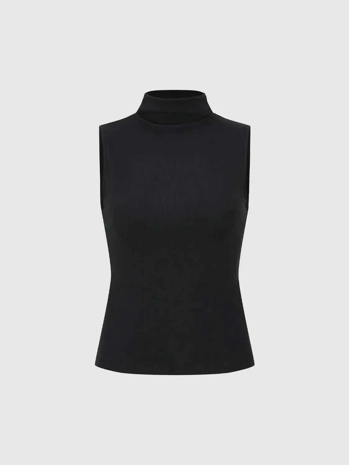 982-cotton-blend-mock-neck-skinny-fit-tank-tops-7.webp Cotton Blend Mock Neck Skinny Fit Tank Tops