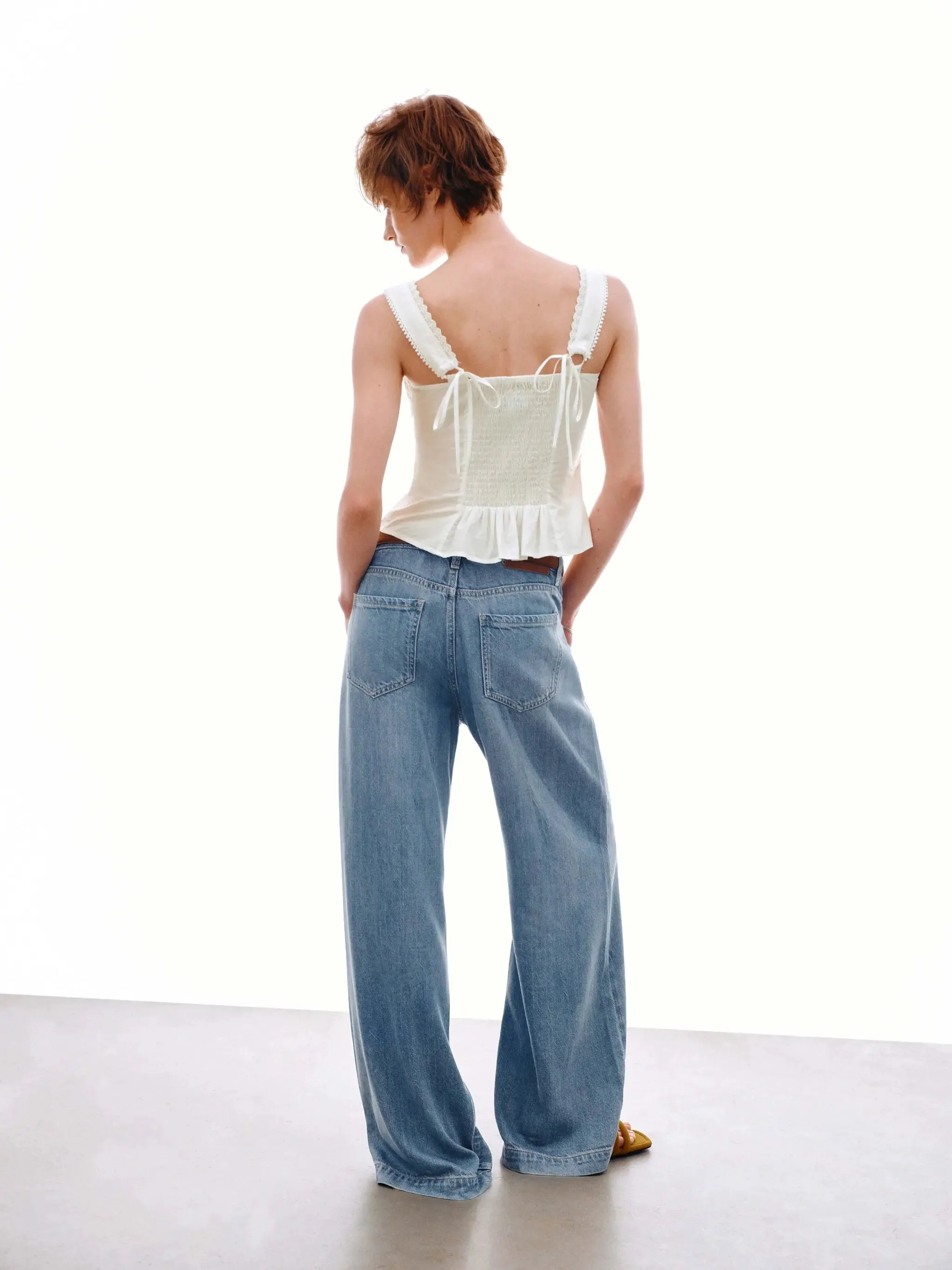 993-strappy-laced-bow-detail-skinny-fit-cami-tops-6.webp Strappy Laced Bow Detail Skinny Fit Cami Tops