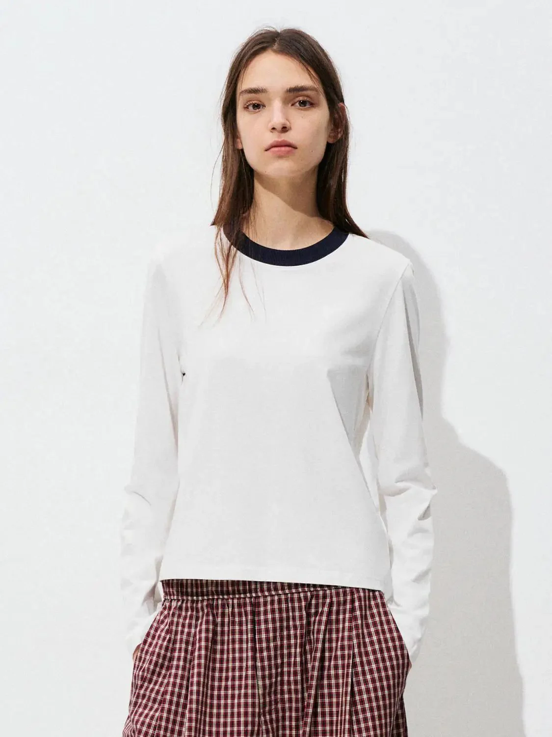 9952-cotton-jersey-navy-trim-long-sleeve-t-shirts-1.webp Cotton Jersey Navy Trim Long Sleeve T Shirts